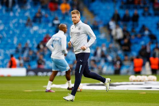 Kevin De Bruyne, el llamado a ser la gran figura del City ante el Madrid.