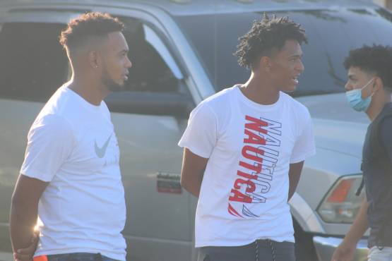 Cristian Sacaza cuando llegó al complejo de los Palacios en La Ceiba