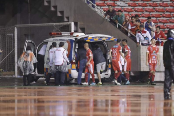 26/10/2017, San José, Estadio Nacional, partido de la final de la Liga de Campeones de Concacaf entre el Santos de Guapiles y el Olimpia de Honduras. Fotografía José Cordero