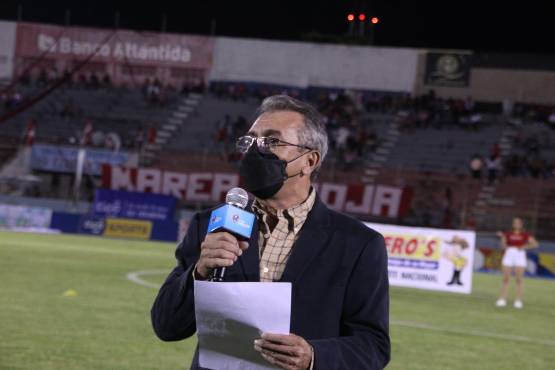 El presidente de la Liga Nacional, Wilfredo Guzmán. Foto: Samuel Zelaya.
