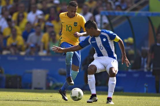 Honduras se enfrentó a Brasil en los Juegos Olímpicos de Río 2016.