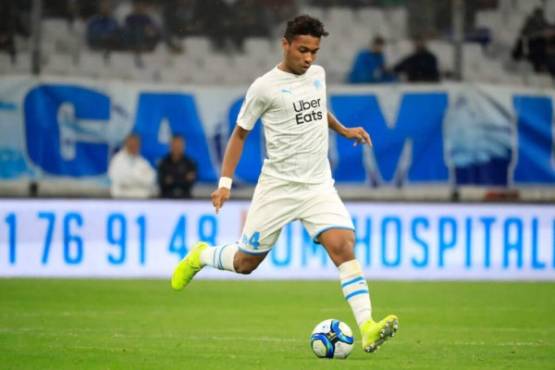 MARSEILLE, FRANCE - OCTOBER 20: Boubacar Kamara during the Ligue 1 match between Olympique de Marseille and RC Strasbourg at Stade Velodrome on October 20, 2019 in Marseille, France. (Photo by Guillaume Ruoppolo - OM/Olympique de Marseille via Getty Images)