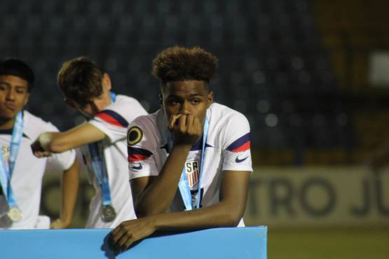 Keyrol y Estados Unidos perdieron la final del Sub 17 y al hondureño se le miró bastante triste y desencajado.