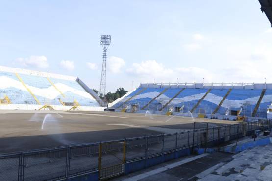 A finales de febrero o comienzos de marzo del 2024 la cancha estará lista.