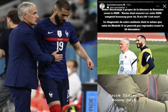 Benzema estalla contra Deschamps luego de que el técnico dio su versión del por qué se perdió el Mundial