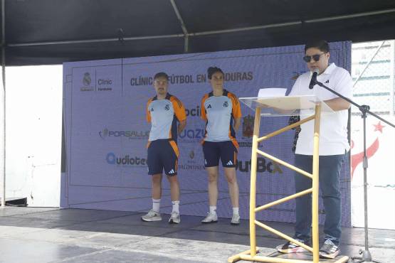 Diunsa inaugura los Clinics de la Fundación Real Madrid en San Pedro Sula, Honduras