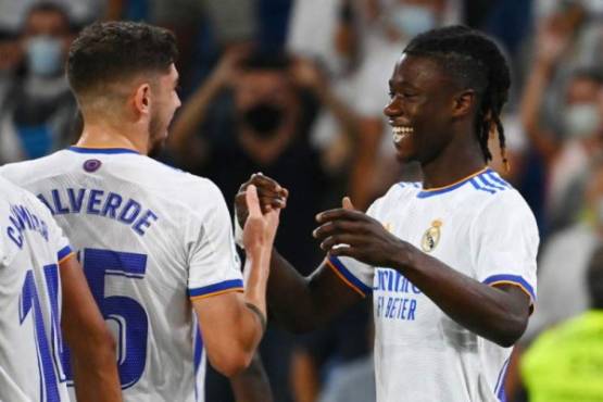 Debut soñado de Camavinga con la camisa del Real Madrid. Hizo el 4-2 ante el Celta.