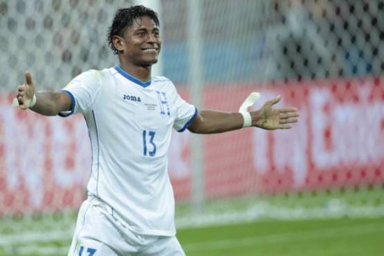 Carlo Costly durante el partido Francia vrs Honduras, partido de la fase de grupos, Grupo E, el juego finalizÃ³ 3-0 a favor de los franceses, el 15/06/14. Foto: Ronal Aceituno.(Archivada por: JOSE VALLE)