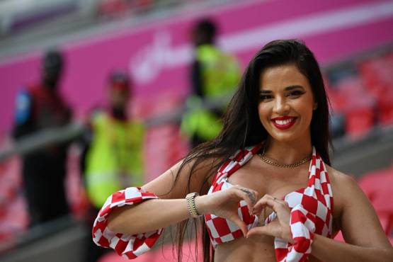 Ivana Knoll, famosa modelo de Croacia, fue expulsada del estadio en el Mundial Qatar 2022, ¿qué pasó?