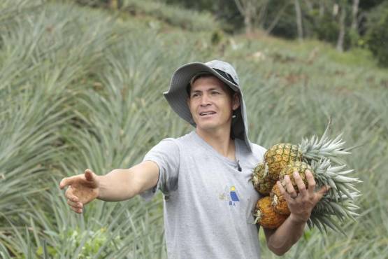 Hace menos de un año estaba cultivando piña en Santa Cruz de Yojoa, ahora es futbolista profesional.