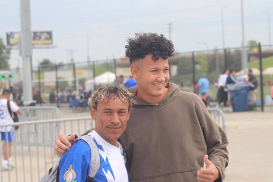Javier Portillo durante su visita en Chicago en uno de los partidos de la Copa Mariachi 2022. Foto: Edgar Witty