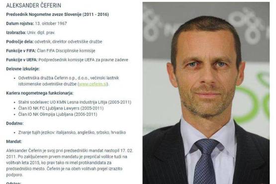 Escándalo: Aleksander Ceferin es acusado falsificar documentos para ser presidente de UEFA