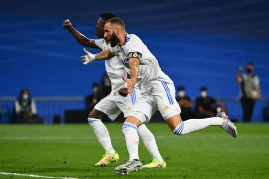 Karim Benzema ha marcado dos goles en el Real Madrid-Celta. FOTO: AFP.