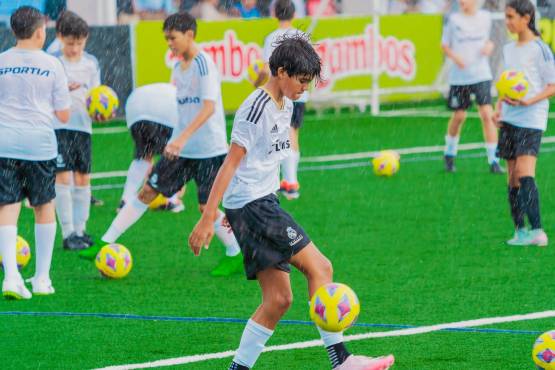 Diunsa y Fundación Real Madrid pulen talentos en Tegucigalpa con el desarrollo de sus Clínicas Deportivas