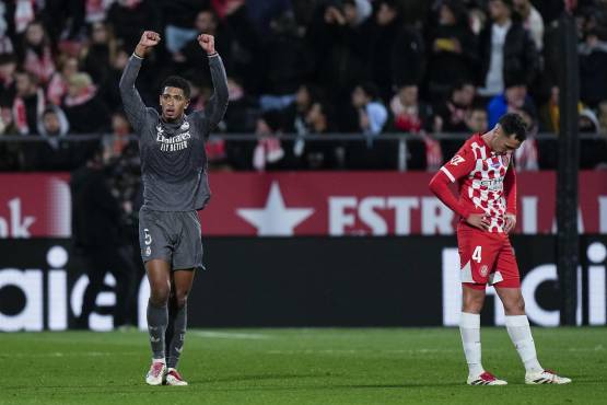 Mbappé se quitó los fantasmas: Real Madrid receta goleada al Girona en Montilivi y se acerca al Barcelona en el liderato