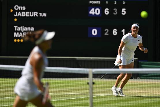 La tunecita Jabeur solamente ha perdido un set en su camino a la gran final de Wimbledon.
