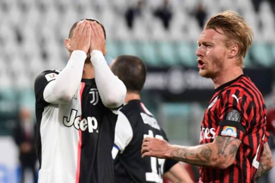 Así fue el penal fallado por Cristiano Ronaldo en el Juventus vs AC Milan.
