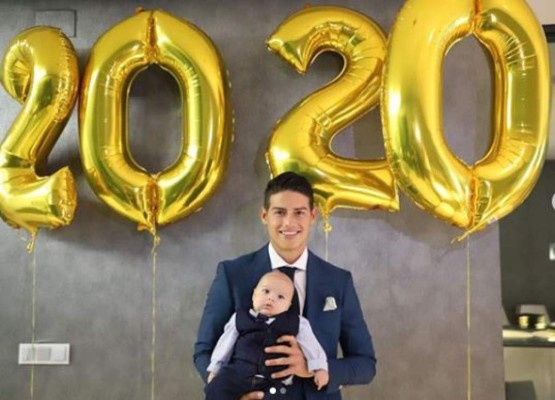 Un papá enamorado: James Rodríguez causa ternura en redes sociales con su hijo Samuel&nbsp;&nbsp;