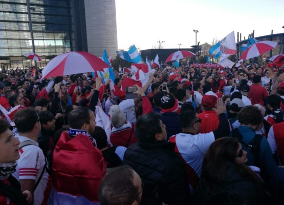 ¡Locura! El ambientazo en Madrid a pocas horas del River-Boca en la final de Libertadores
