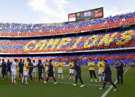 La celebración del Barcelona en el Camp Nou por su nuevo título