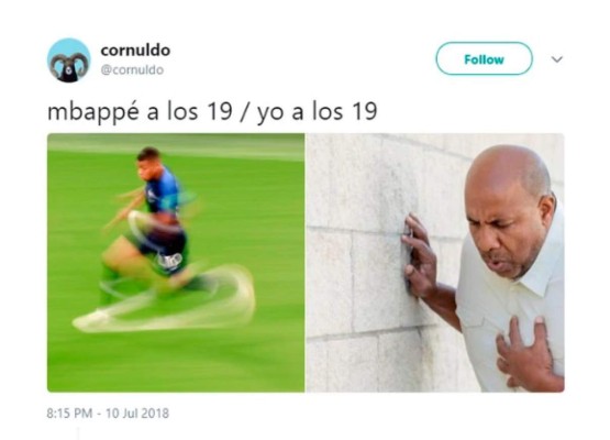 'Yo a los 19 años': Los memes sobre Mbappé que se hacen virales en redes sociales
