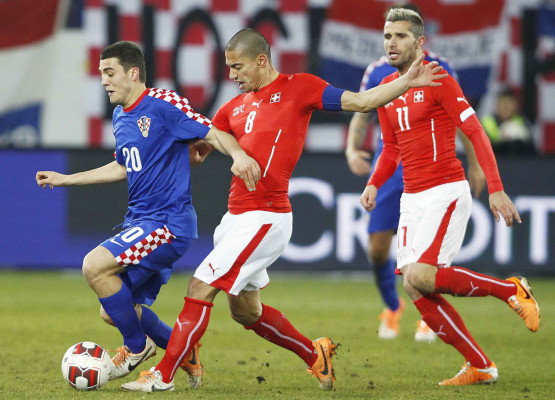 Imágenes Suiza y Ecuador en sus fogueos previo al Mundial Brasil 2014.