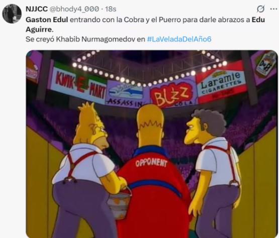 Los memes que dejó la pelea de Edu Aguirre ante Gastón Edul en La Velada del Año 6