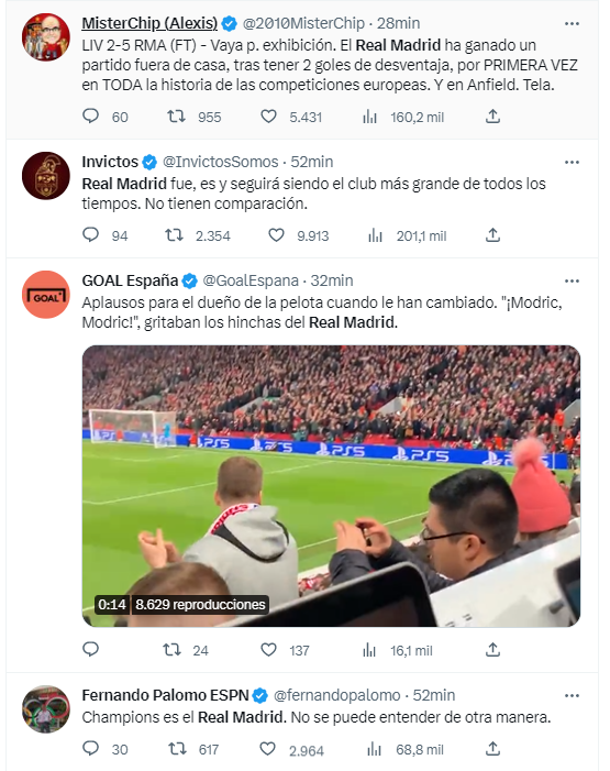 ¡En Inglaterra despedazan al Liverpool! Medios se rinden al supremo Real Madrid que goleó en Champions League