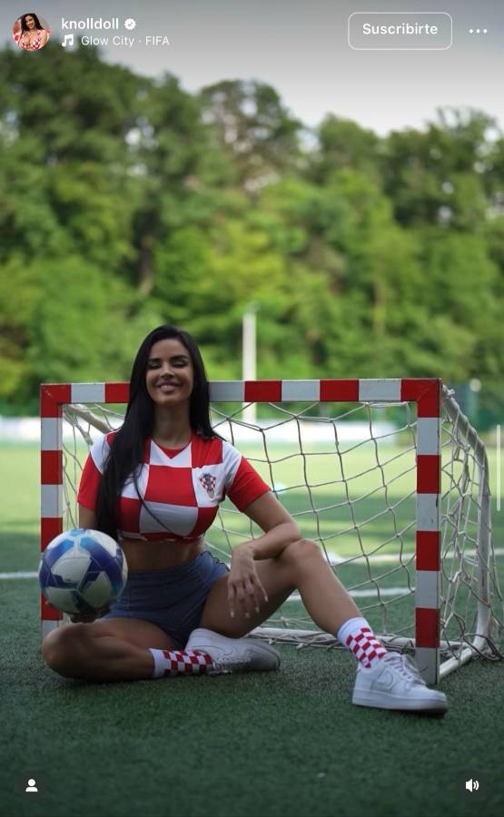 Ivana Knoll luce nuevo atuendo y ‘conquista’ la Eurocopa con su hermoso físico: ¿Traicionó a Croacia?