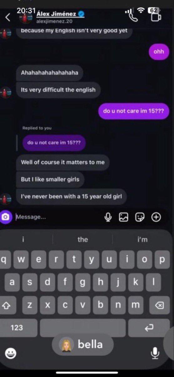 Se filtra indecente chat de futbolista de la Premier con una chica de 15 años, el castigo de su club y lo que le decía: Nunca...
