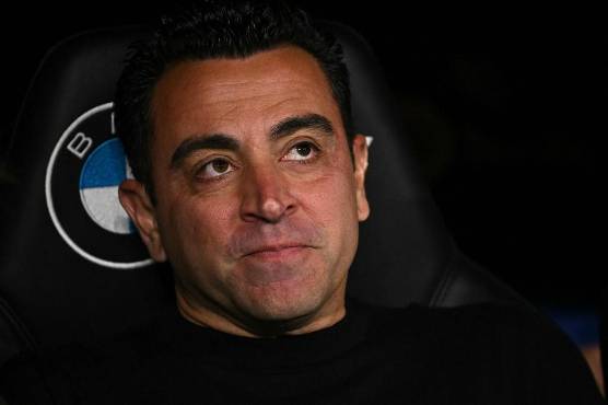 Xavi no quiso decir nada sobre el arbitraje, ya que teme a que lo sancionen.