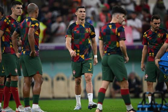 CR7 está entre los suplentes de la selección de Portugal.
