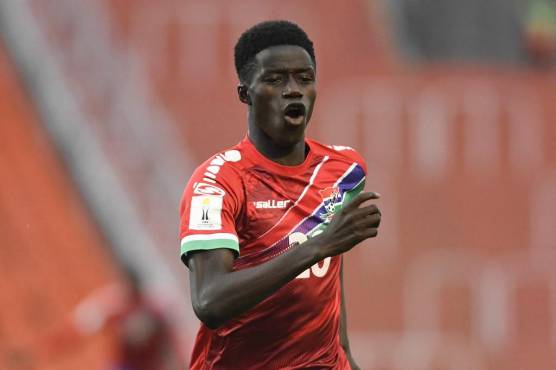 Adama Bojang anotó para Gambia ante Honduras el tercer gol más rápido en el Mundial Sub 20 de la FIFA.