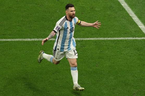 Messi se convirtió en el máximo goleador argentino de la historia de los mundiales. La Pulga llegó a 11 tantos.
