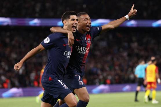 VIDEO: Así fue el enorme doblete de Mbappé en la victoria de PSG sobre Lens y la reacción de Luis Enrique: no deja de rendir