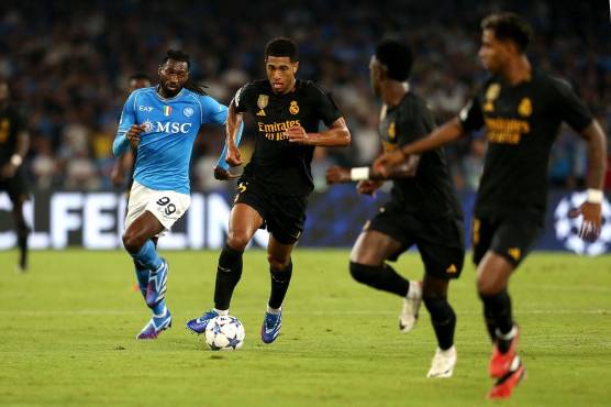 Real Madrid consigue una remontada espectacular contra el Napoli en otra gran noche de Bellingham en Champions