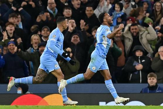 Sterling hizo el 1-1 para el Manchester City ante el PSG.