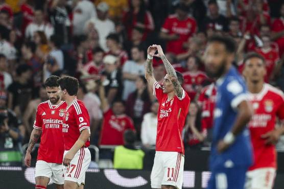 Di María está siendo muy importante para Benfica y anotó en el triunfo sobre Marsella.