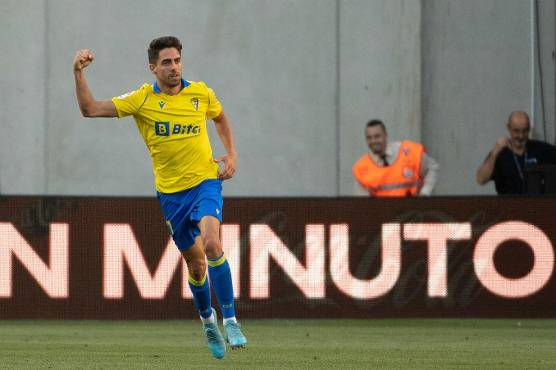 Sobrino consiguió el empate del Cádiz ante el Real Madrid.