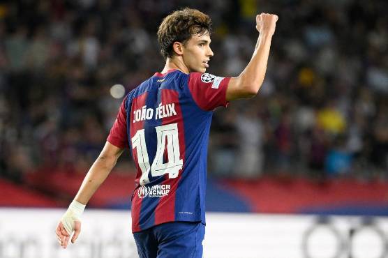 Joao Félix marcó un doblete en la victoria del Barcelona contra el Anterwep de Bélgica.