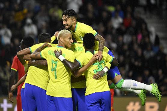 Doblete de Richarlison y Neymar sigue brillando: Brasil goleó a Ghana en partido de preparación antes de la fiesta mundialista
