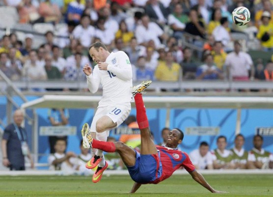 Una sorprendente Costa Rica despide a Inglaterra del mundial Brasil 2014.