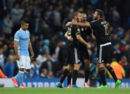 Juventus derrotó 2-1 a Manchester City en la primera jornada de la Champions League