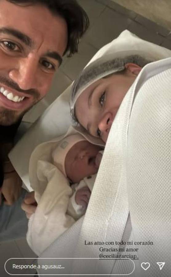 La historia de amor de Agustín Auzmendi con Cecilia García: así lo flechó la hondureña y hoy recibieron el mejor regalo de sus vidas