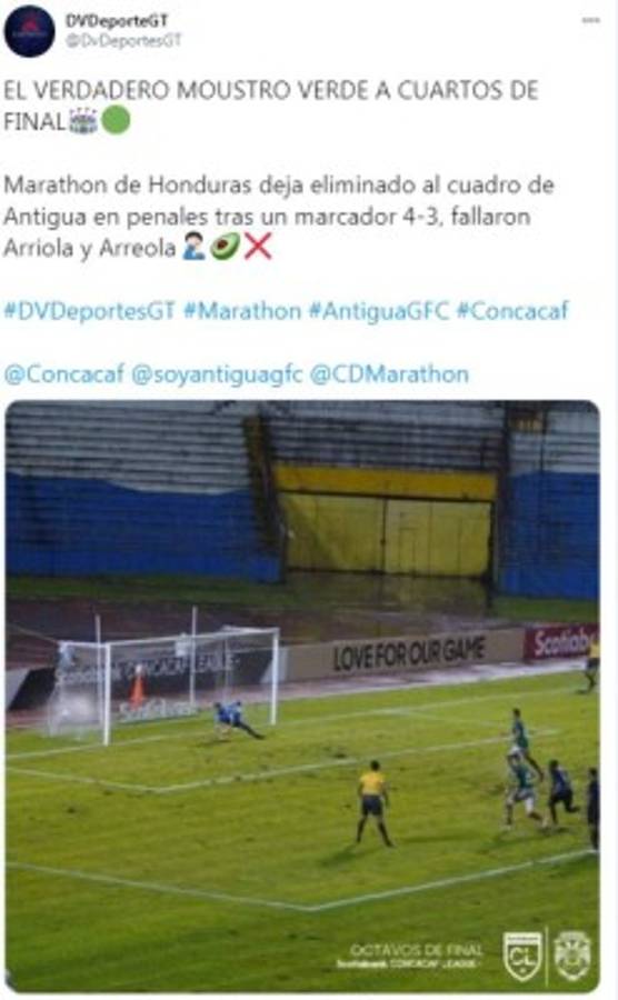'El verdadero monstruo verde': La prensa internacional tras el sufrido triunfo de Marathón en Liga Concacaf