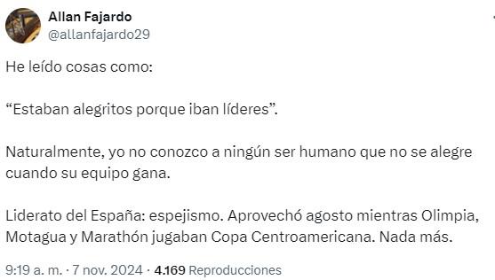 Así reaccionó la prensa hondureña al liderato de Olimpia y caída de Real España: el posteo de ESPN y del propio club albo