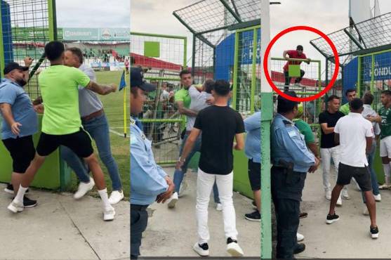 Lamentable las imágenes en el Yankel Rosenthal, donde La Tota Medina increpó a aficionados del Marathón.