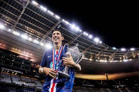 Di María lo ganó casi todo con la camisa del PSG. Quedó pendiente la Champions League.