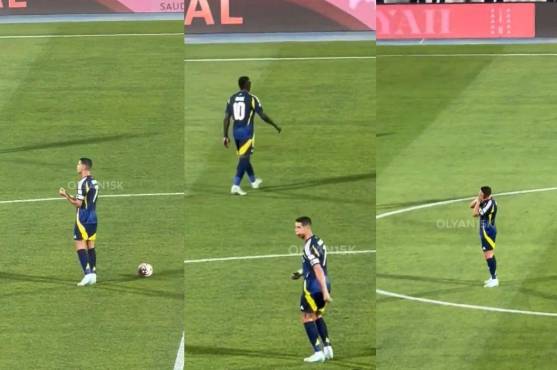 Los feos gestos de Cristiano Ronaldo a sus compañeros de Al Nassr.