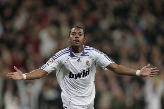 Robinho, ex jugador del Real Madrid y seleccionado de Brasil.